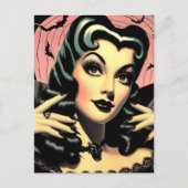 Schattigee  Gothic Pin-up Briefkaart (Voorkant)