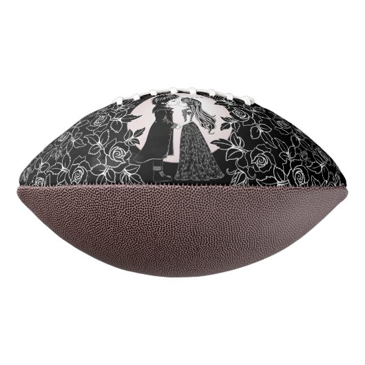 Schattigee Gotische Emo Kinder Kus Valentijnsdag American Football (Gedraaid 90)