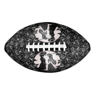 Schattigee Gotische Emo Kinder Kus Valentijnsdag American Football