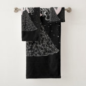 Schattigee Gotische Emo Kinder Kus Valentijnsdag Bad Handdoek (Insitu)