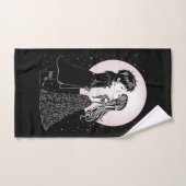 Schattigee Gotische Emo Kinder Kus Valentijnsdag Bad Handdoek (Handdoek)