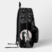 Schattigee Gotische Emo Kinder Kus Valentijnsdag Bedrukte Rugzak (Links)