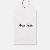 Schattigee Gotische Emo Kinder Kus Valentijnsdag Cadeaulabel (Achterkant)