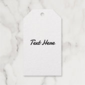 Schattigee Gotische Emo Kinder Kus Valentijnsdag Cadeaulabels (Achterkant)