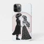 Schattigee Gotische Emo Kinder Kus Valentijnsdag Case-Mate iPhone Case (Achterkant)