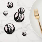 Schattigee Gotische Emo Kinder Kus Valentijnsdag Confetti (Groep)