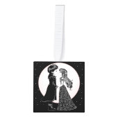 Schattigee Gotische Emo Kinder Kus Valentijnsdag Decoratie (Voorkant)