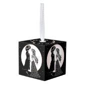 Schattigee Gotische Emo Kinder Kus Valentijnsdag Decoratie (Achter hoekig)