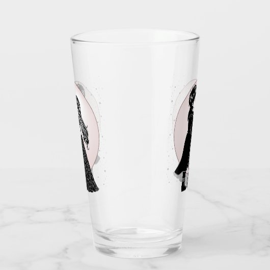 Schattigee Gotische Emo Kinder Kus Valentijnsdag Glas (Rechts)