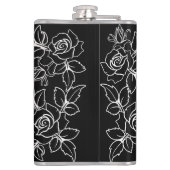 Schattigee Gotische Emo Kinder Kus Valentijnsdag Heupfles (Achterkant)