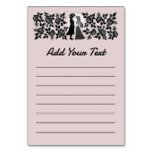 Schattigee Gotische Emo Kinder Kus Valentijnsdag Kaart (Achterkant)