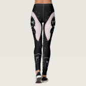 Schattigee Gotische Emo Kinder Kus Valentijnsdag Leggings (Achterkant)