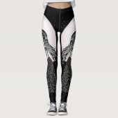 Schattigee Gotische Emo Kinder Kus Valentijnsdag Leggings (Voorkant)
