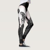 Schattigee Gotische Emo Kinder Kus Valentijnsdag Leggings (Rechts)