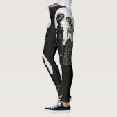 Schattigee Gotische Emo Kinder Kus Valentijnsdag Leggings (Links)