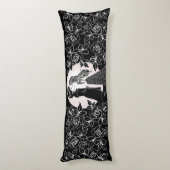 Schattigee Gotische Emo Kinder Kus Valentijnsdag Lichaamskussen (Achterkant (Verticaal))