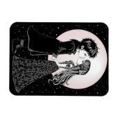 Schattigee Gotische Emo Kinder Kus Valentijnsdag Magneet (Horizontaal)