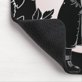 Schattigee Gotische Emo Kinder Kus Valentijnsdag Muismat (Hoek)