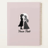 Schattigee Gotische Emo Kinder Kus Valentijnsdag Planner (Achterkant)