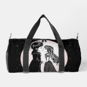 Schattigee Gotische Emo Kinder Kus Valentijnsdag Plunjezak (Achterkant)