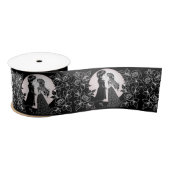 Schattigee Gotische Emo Kinder Kus Valentijnsdag Satijnen Lint (Spoel)