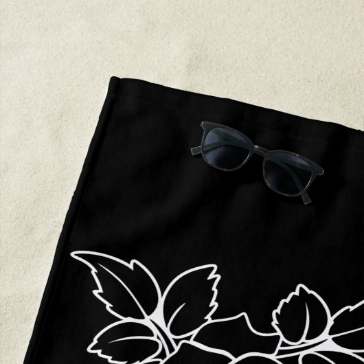 Schattigee Gotische Emo Kinder Kus Valentijnsdag Strandlaken (In situ)