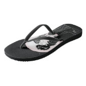 Schattigee Gotische Emo Kinder Kus Valentijnsdag Teenslippers (Schuin)