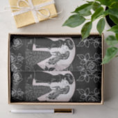 Schattigee Gotische Emo Kinder Kus Valentijnsdag Tissuepapier (Geschenk)