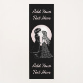 Schattigee Gotische Emo Kinder Kus Valentijnsdag Yogamat (Voorkant)