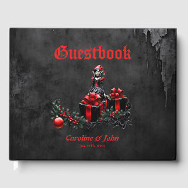 Schattigee gotische kerstelf. gastenboek