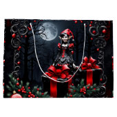 Schattigee gotische kerstelf. groot cadeauzakje (Achterkant)