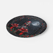 Schattigee gotische kerstelf. papieren bordje (Gekanteld)