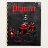 Schattigee gotische kerstelf. planner (Voorkant)