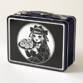 Schattigee Gotische Lolita met Sushi Japans Kawaii (Achterkant)