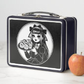 Schattigee Gotische Lolita met Sushi Japans Kawaii (In situ)