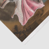 Schattigee Gotische Parijse Gargoyle Decoupage Tissuepapier (Detail)