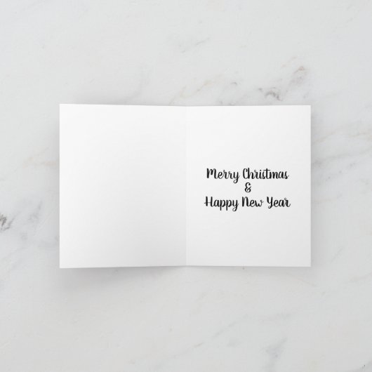 Schattigee Gotische Sprookjeskerst Kaart (Binnen)