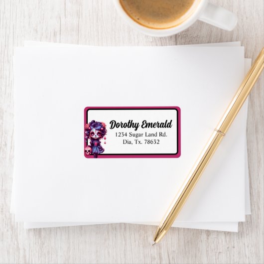 Schattigee Gotische Tuin Suikerschedel Etiket (Insitu)