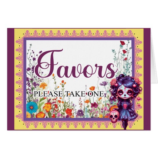 Schattigee Gotische Tuin Suikerschedel Favoriet Ka (Voorkant Horizontaal)