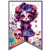 Schattigee Gotische Tuin Suikerschedel Vlaggetjes (Eerste vlag)