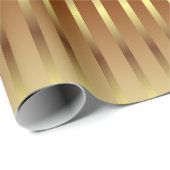 Schattigee gouden achtergrond en gouden strepen ke cadeaupapier (Rol Hoek)