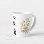 Schattigee gouden belettering kleine latte Mok (Rechterhoek)