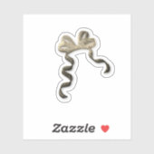 Schattigee gouden boog sticker (Vel)