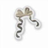 Schattigee gouden boog sticker (Voorkant)