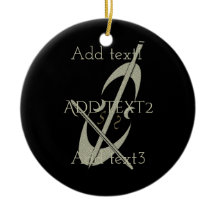 Schattigee gouden cello muziek fan