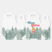 Schattigee gouden vis zee Kerstman kerstboom Vroli Bedankdoosjes (Ongevouwen)