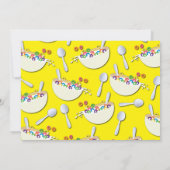 Schattigee graankom Kinder sleepover verjaardagsfe Kaart (Achterkant)