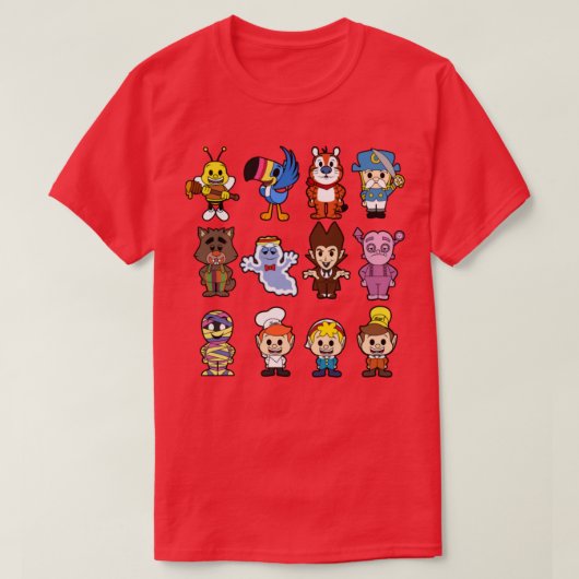 Schattigee graanmascottes t-shirt (Design voorkant)