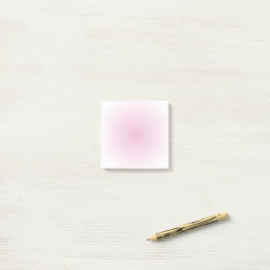 Schattigee Gradient Pink Kantoor en School Notitie Post-it® Notes (Op bureau)