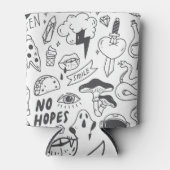 Schattigee Graffiti: Doodle Art Set. Blikjeskoeler (Voorkant)